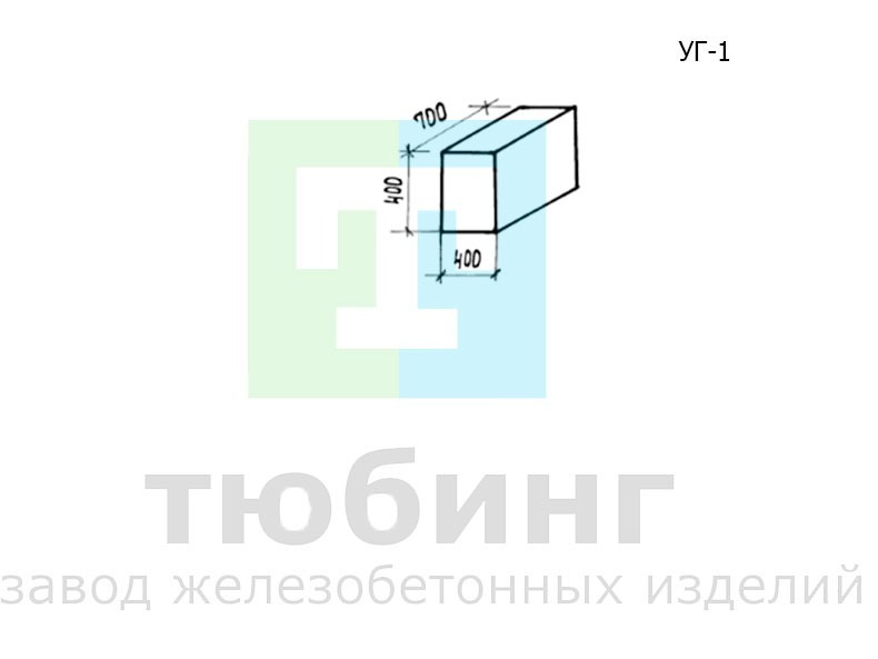 Упор УГ-1 по серии 3.001.1-3 для напорных трубопроводов водопровода и канализации