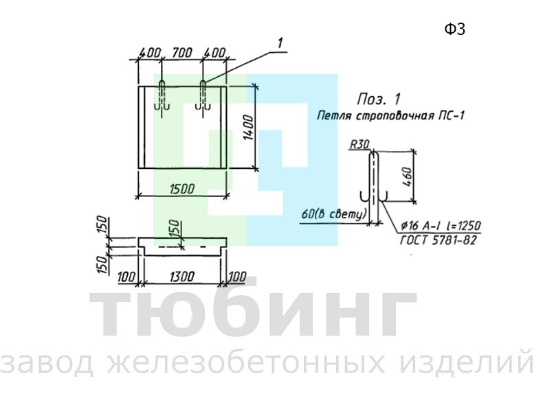 Блок экрана Ф3 по серии 3.501.3-183.01