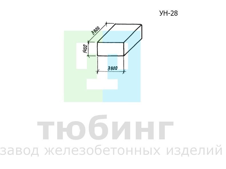 Упор УН-28 по серии 3.001.1-3 для напорных трубопроводов водопровода и канализации